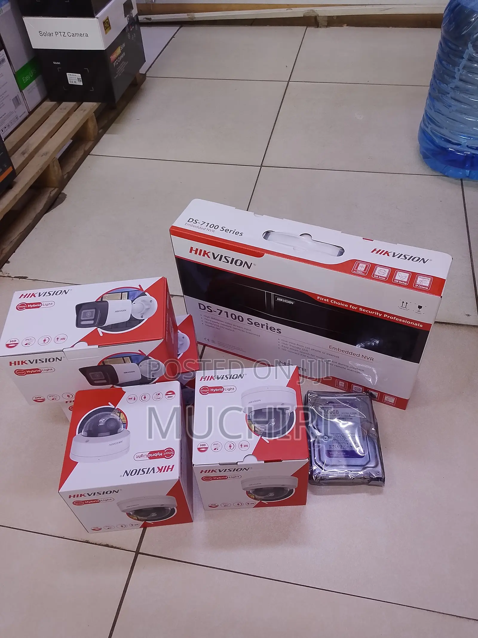 Hikvision 2MP Smart Hybrid IP Camera Kit With NVR Full Accessories