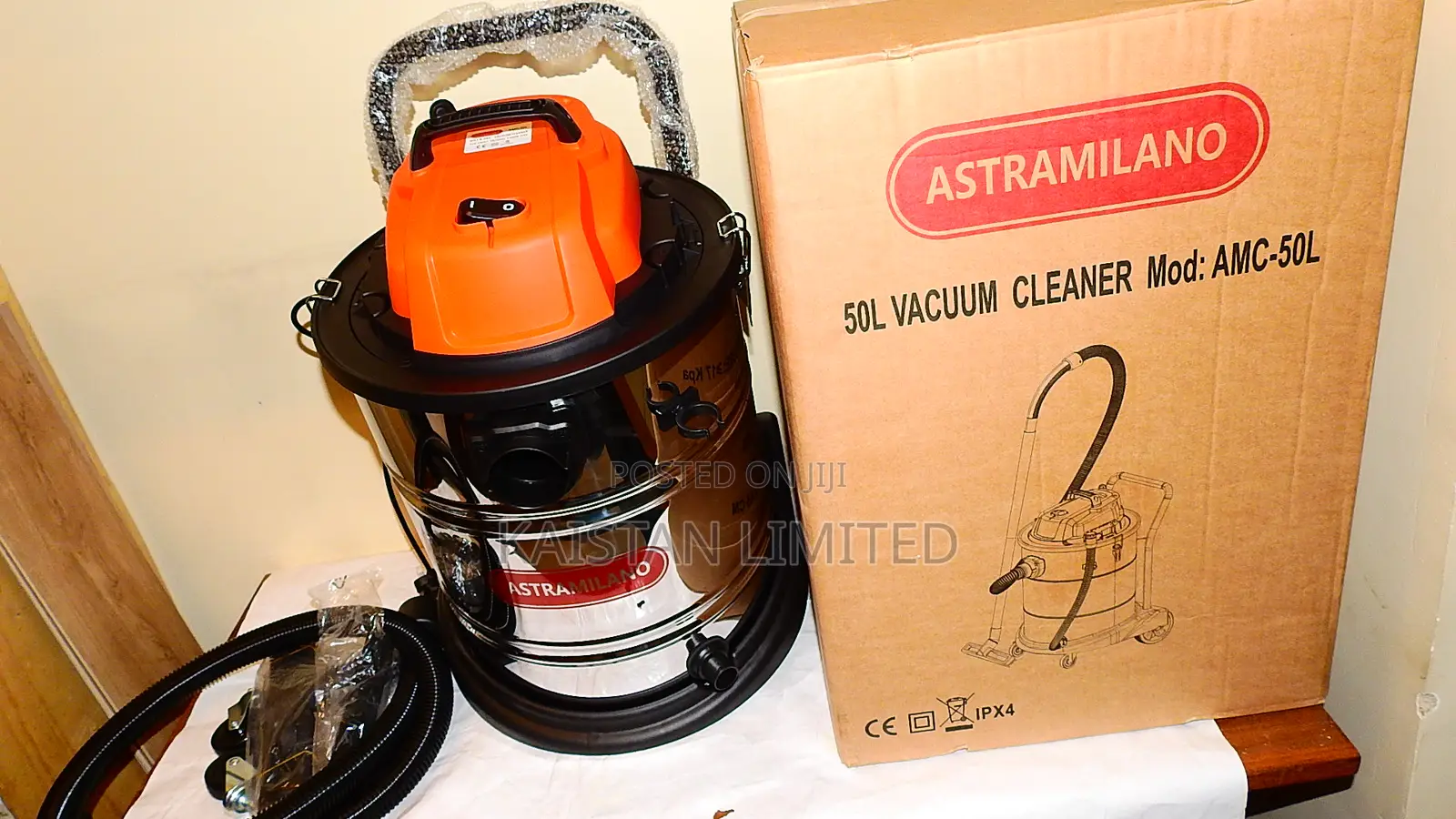 Astramilano 50L Professional Wet and Dry Vacuum Heavy-Duty Suction