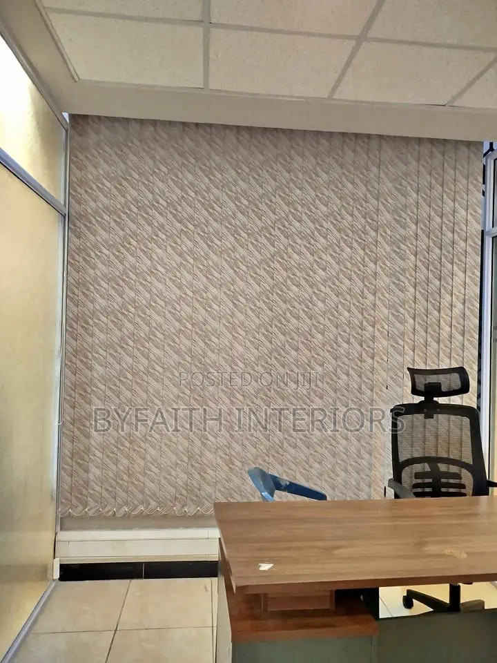 Athena Grey and White Office Blinds
