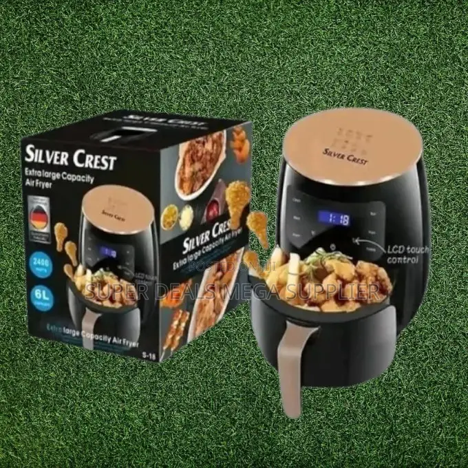 Energy-Saving Silver Crest 4/5/6/8l Touch Screen Digital Air Fryer