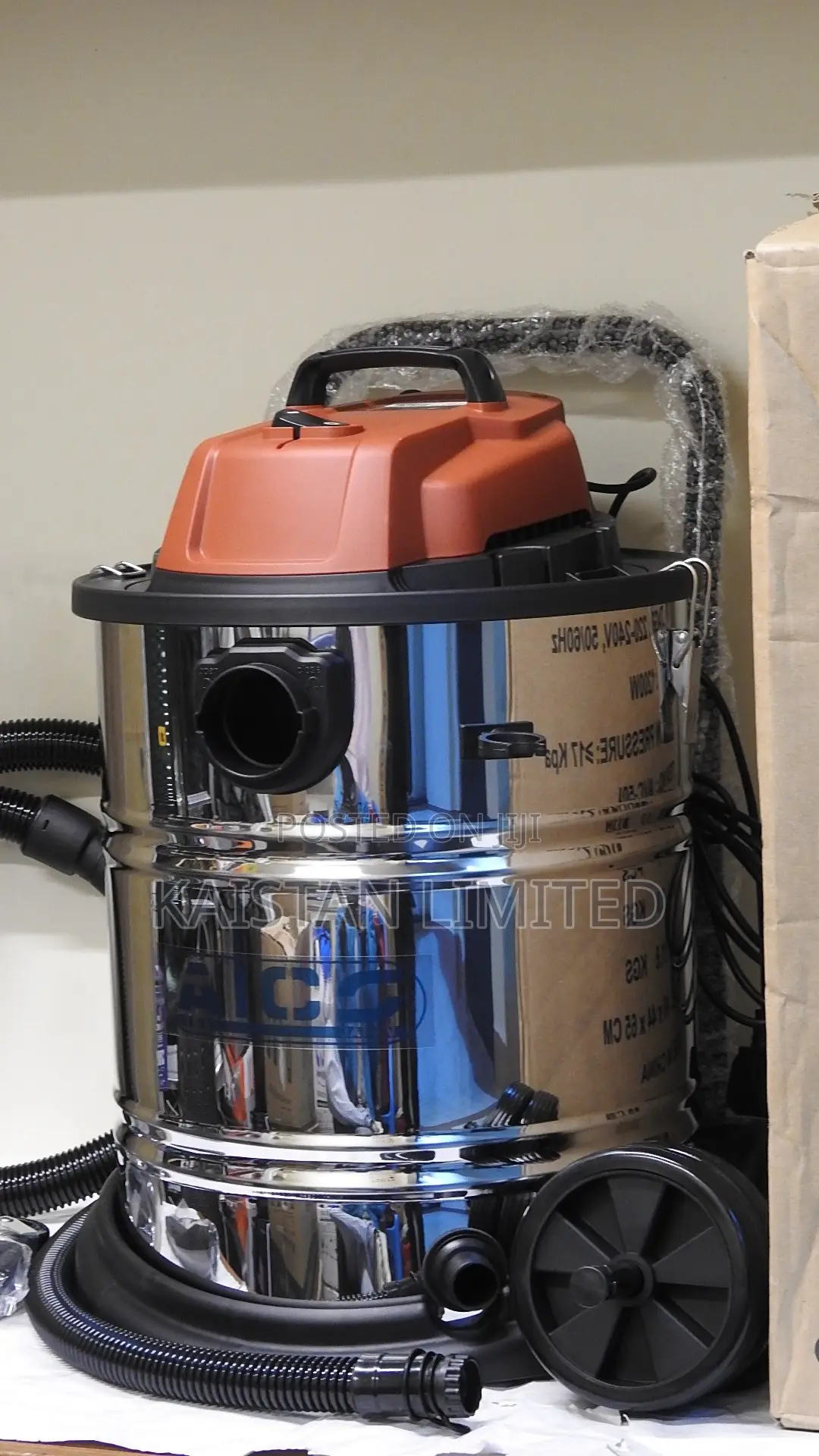 Aico 50L Wet and Dry Vacuum Cleaner - Heavy Duty Industrial Suction