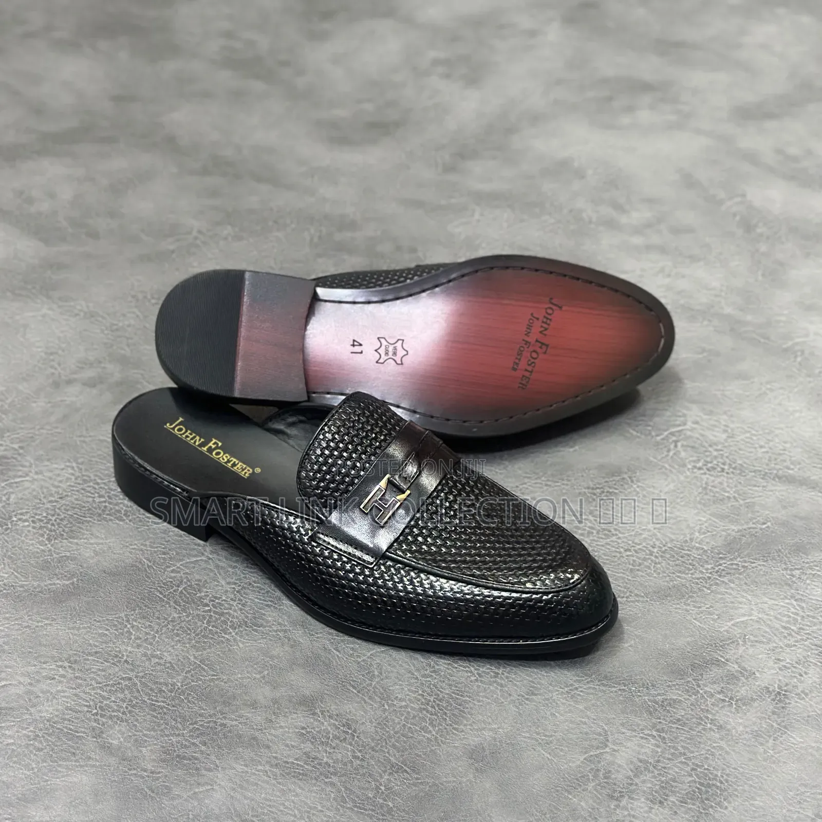 John Foster Leather Mules