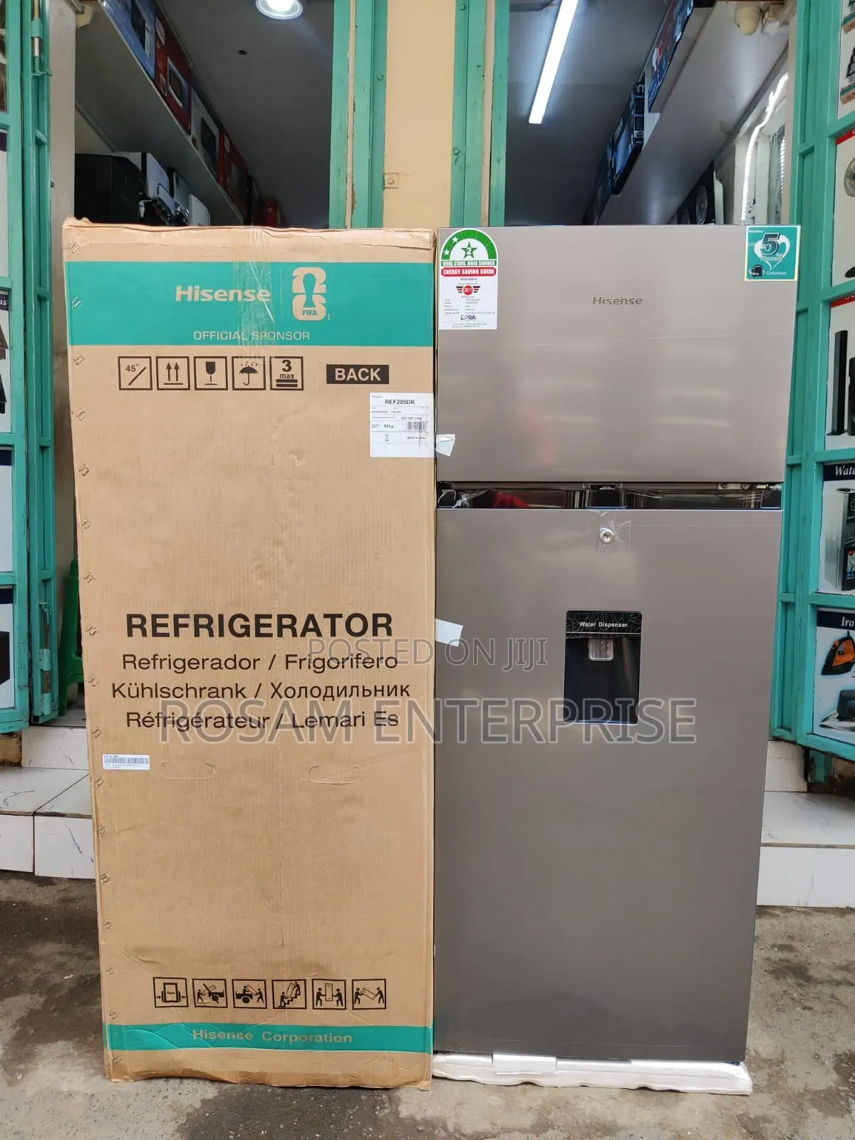 Hisense Fridge 205Litres Direct Cool With Dispenser