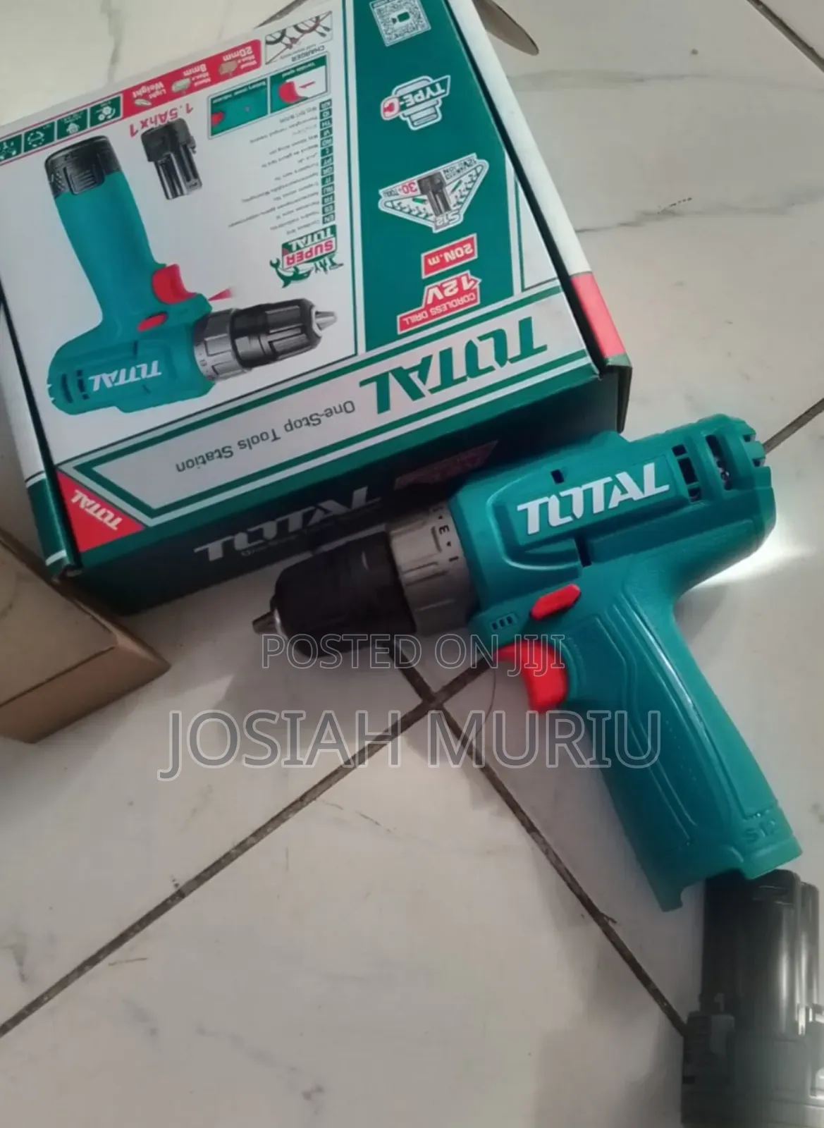 Total 1.5A Cordless Drill