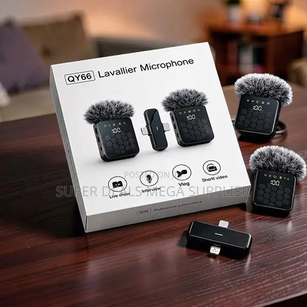 Clear Audio Premium 3 in 1 Dual Mics Wireless Lavalier Microphone