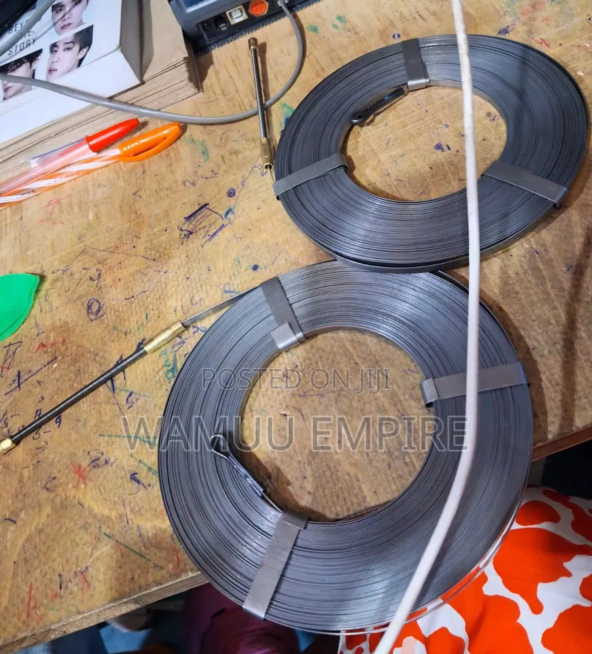 Small at 300 and Big at 600 Fish Tape/ Electrical Wire Puller.