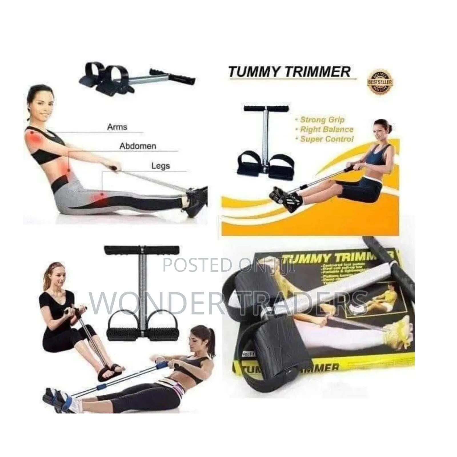 Tummy Trimmer Double Spring Abs Exerciser, Waist Trimmer,And Fitness