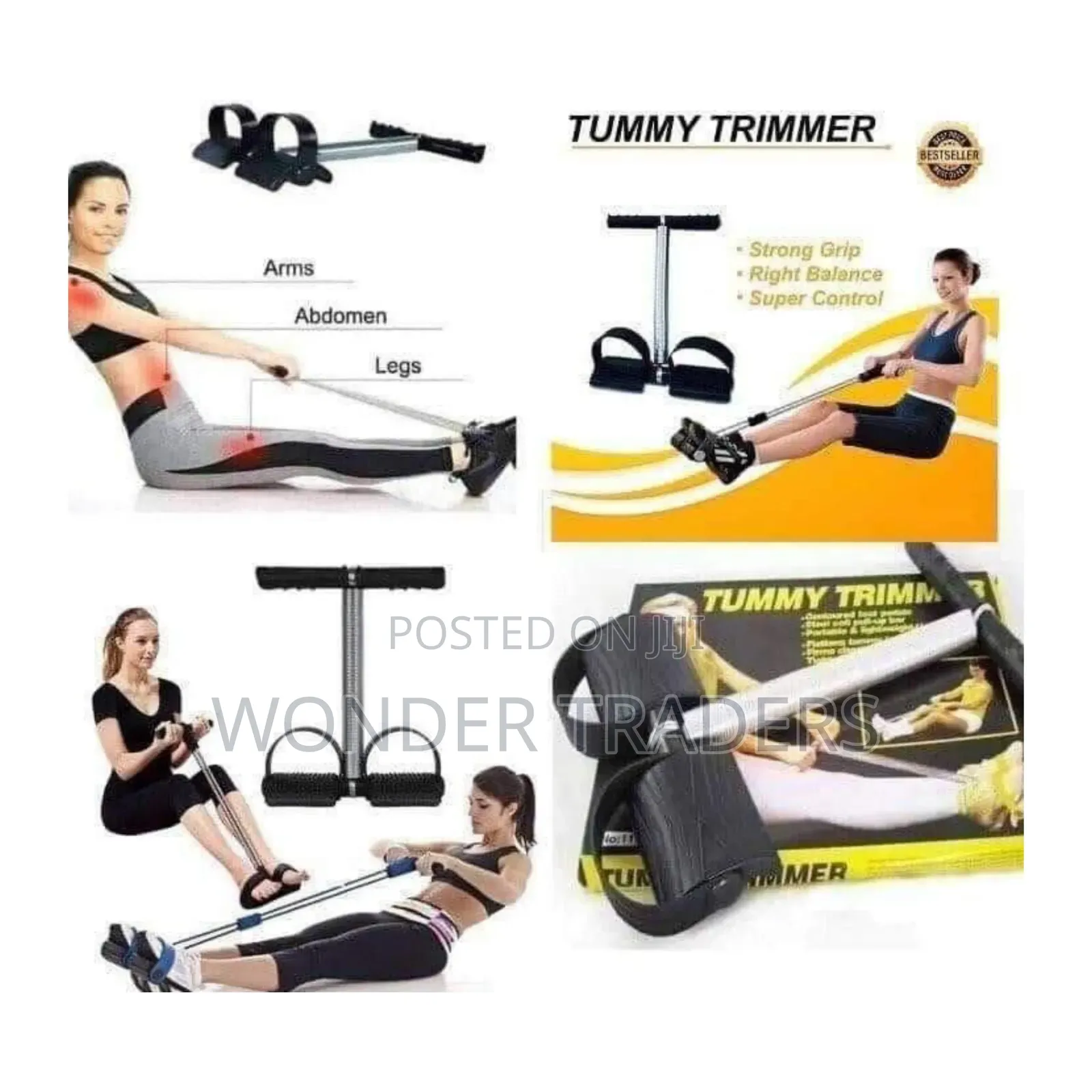 Tummy Trimmer Double Spring Abs Exerciser, Waist Trimmer,And Fitness