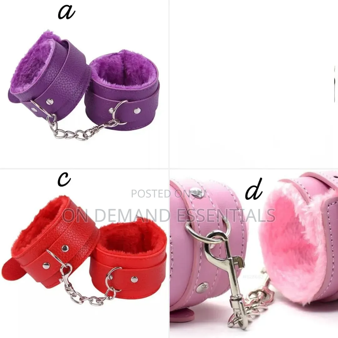 Sexy Fluffy Adult Bondage Cuffs