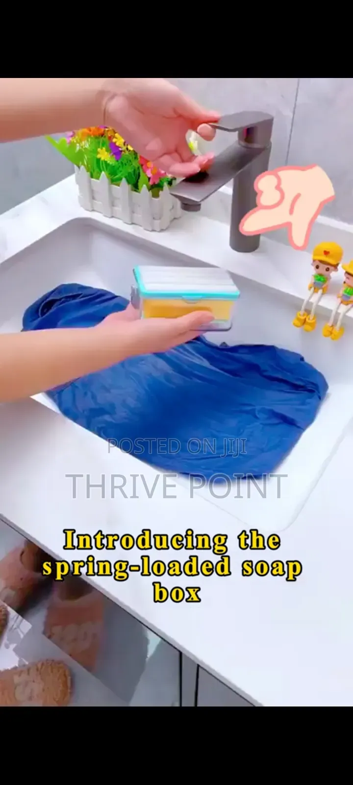 *2in1 Spring Loaded Soap Roller Dispenser or Soap Dish Drain