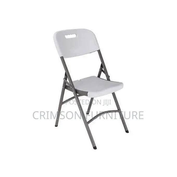 Heavy Duty Multipurpose Foldable Chair -White