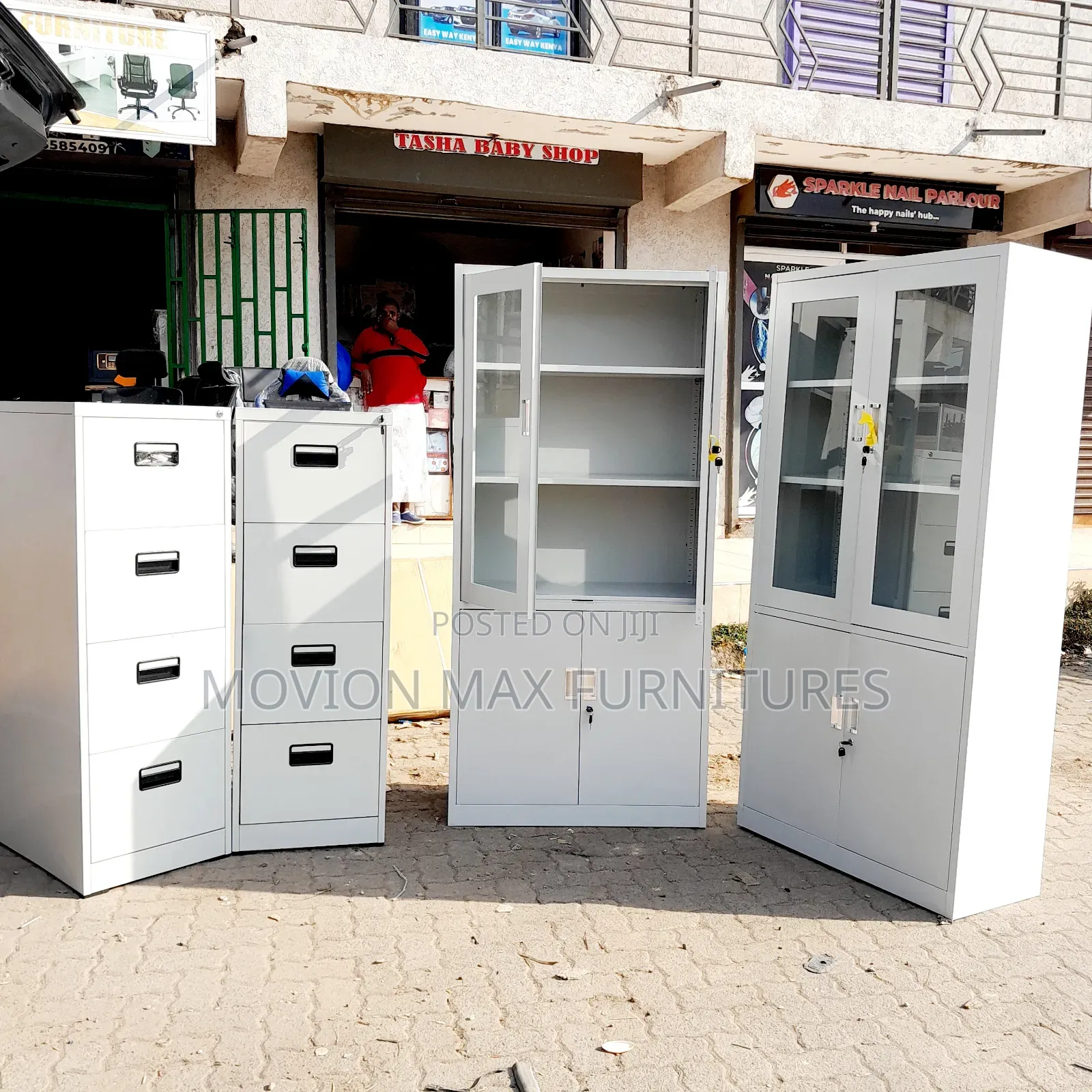 4shelves Metallic Office Filling Cabinet