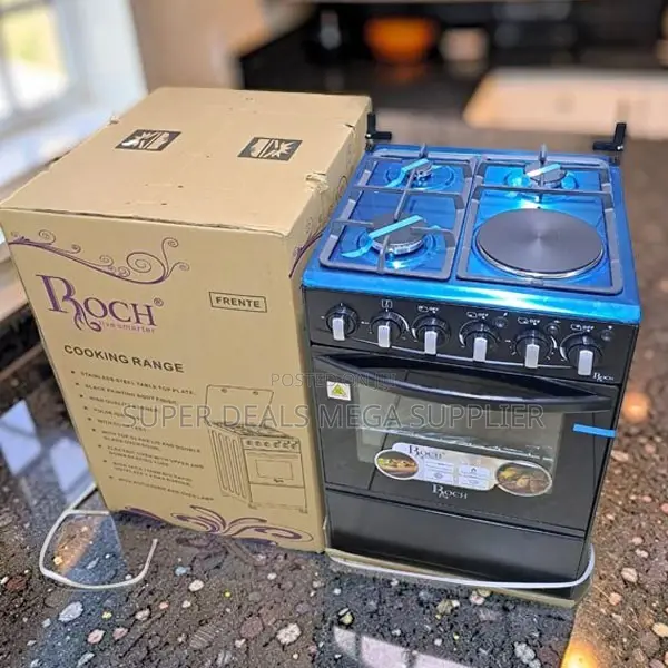 Value-Packed Free Standing 4 Gas Cooker Burner With Electric Oven