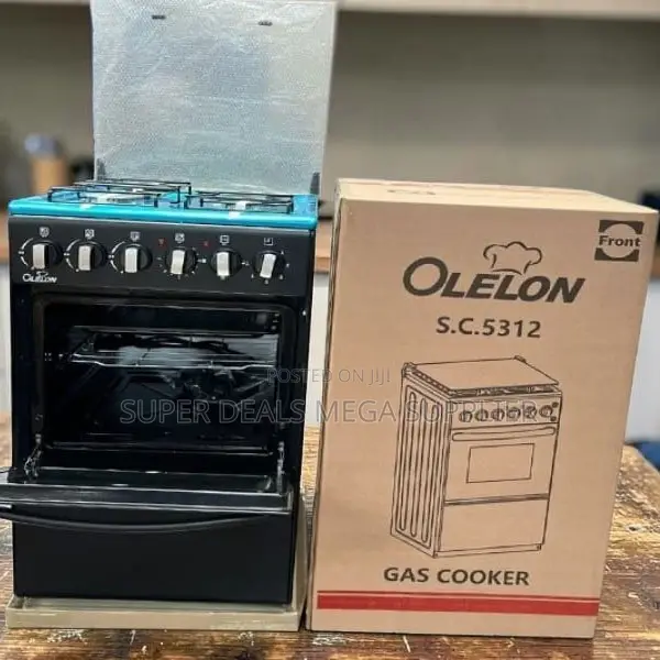 Multi Function Free Standing 4 Gas Cooker Burner With Electric Oven