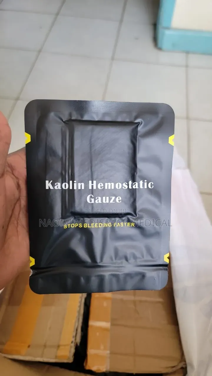 Kaolin Hemostatic Gauze-Stops Bleeding Faster
