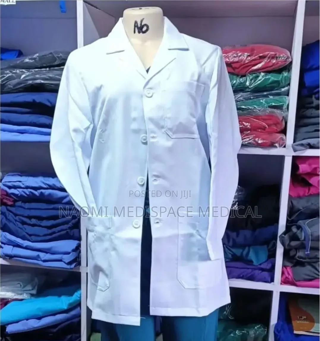 Premium White Mint Lab Coat-Quality Material