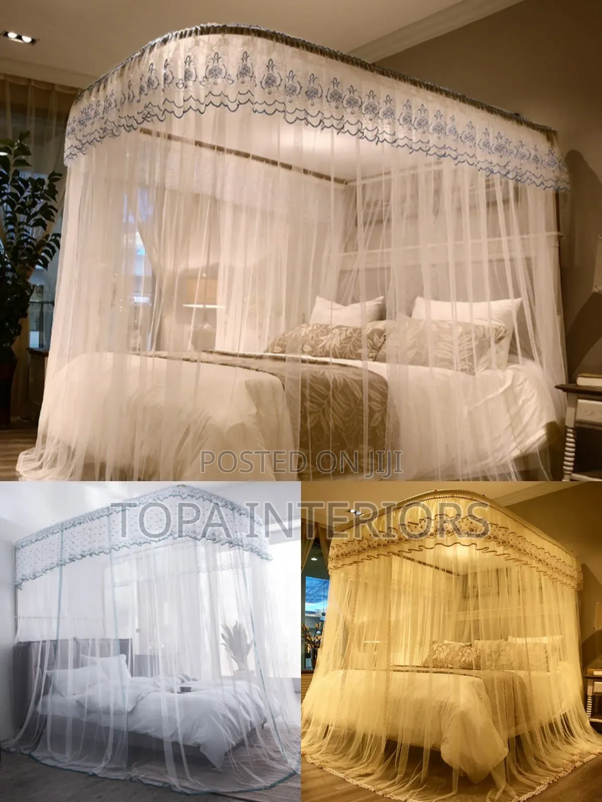 Protective Mesh Beddings Curved Mosquito Net Curtains