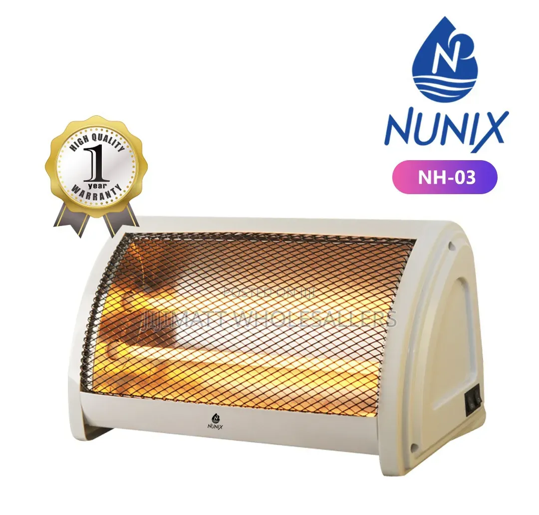 Nunix Electric Portable Quartz Room Heater With Heat Control