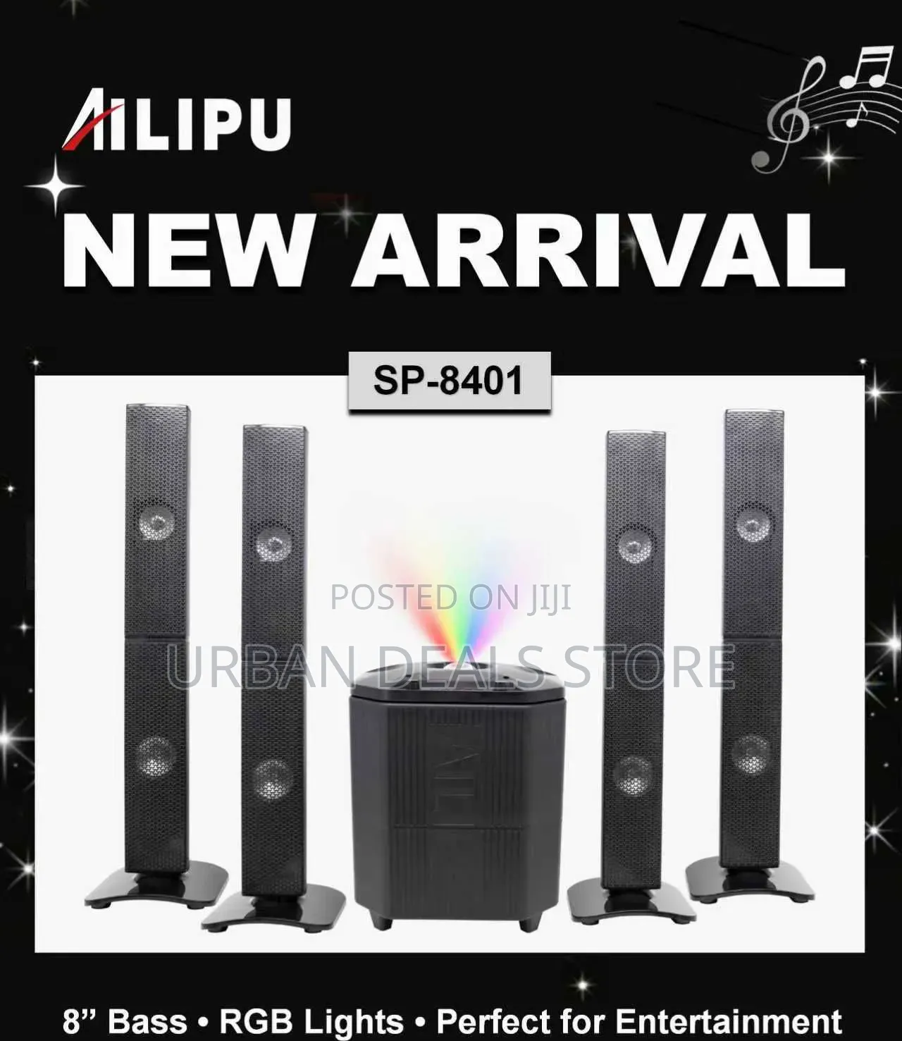 5.1CH Mtungi Tall Boy SP-8401 AD Home Theatre System