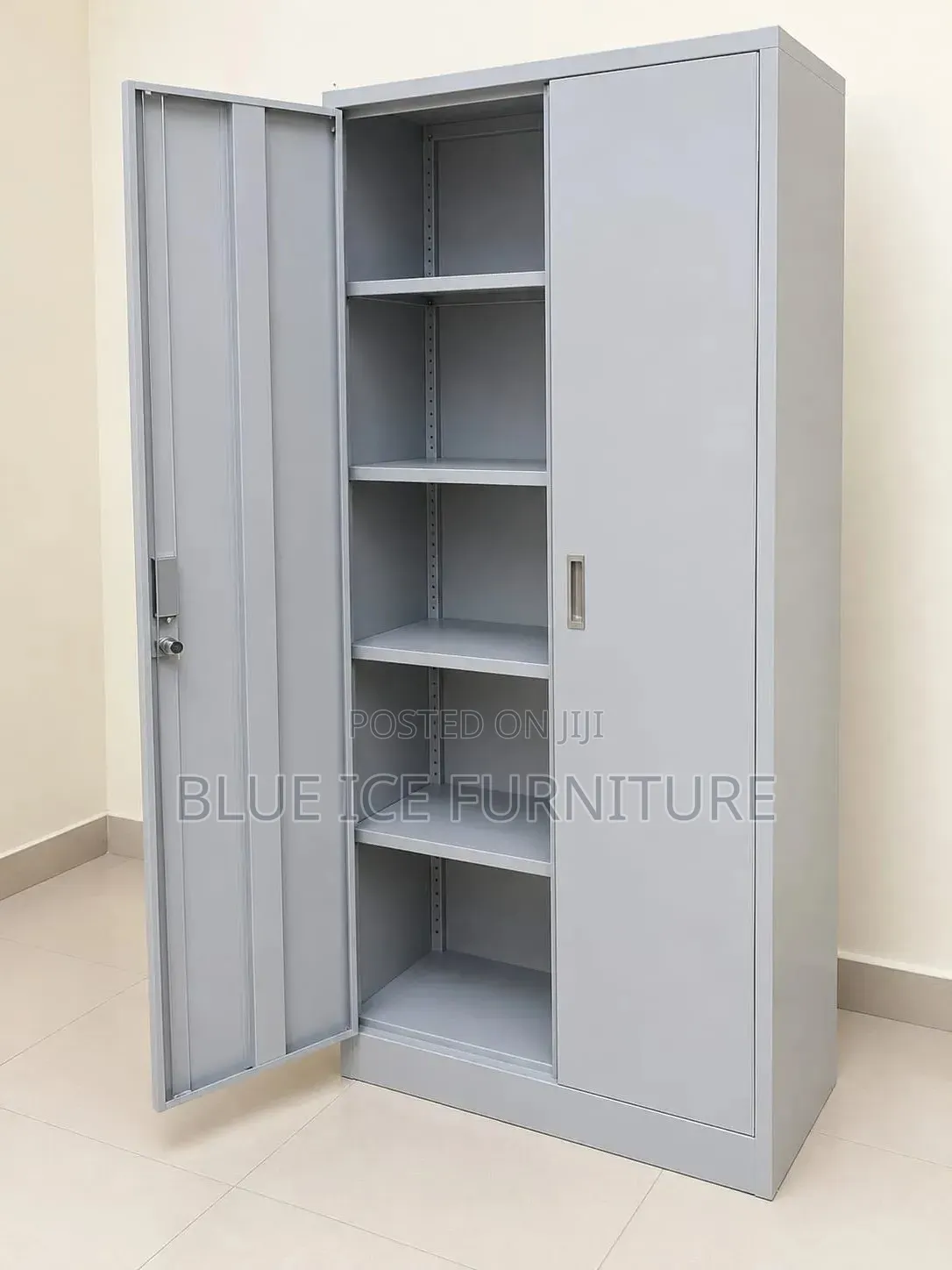 Steel Office Storage Cabinet -2 Door Lockable
