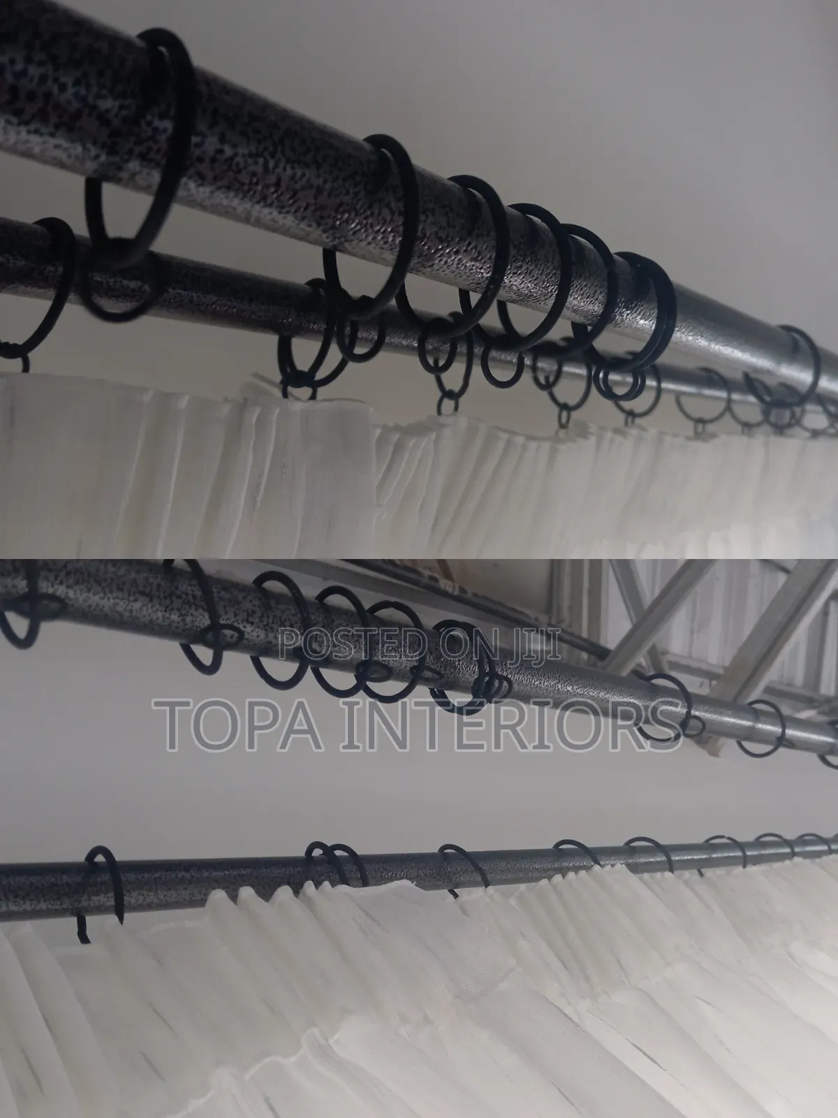 Drapery Metal Rings Accessories for Curtain Rods