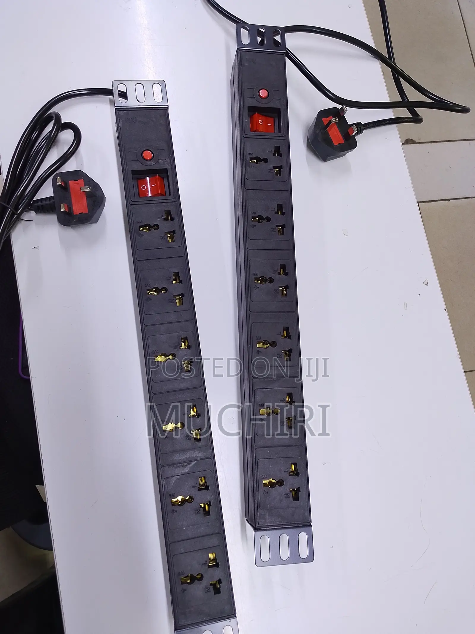 MTN 6-Way Uk Plug Pdu Black