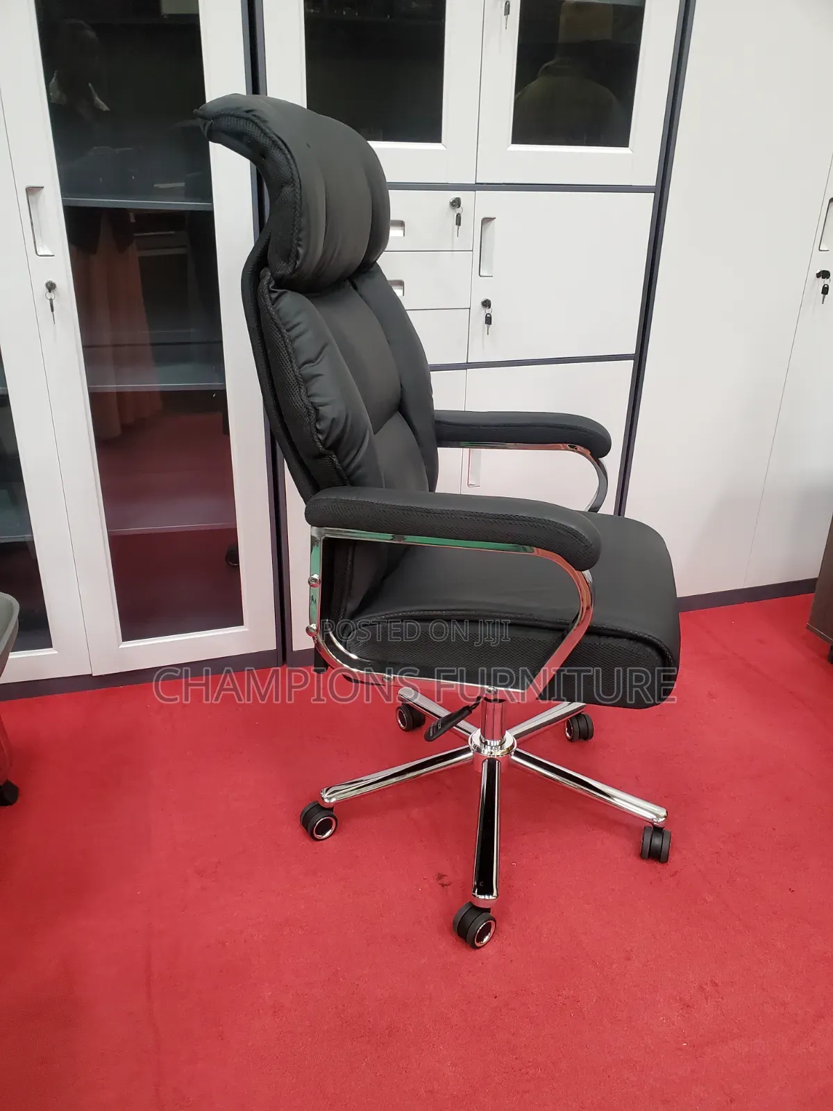 Black Executive Swivel Office Chair