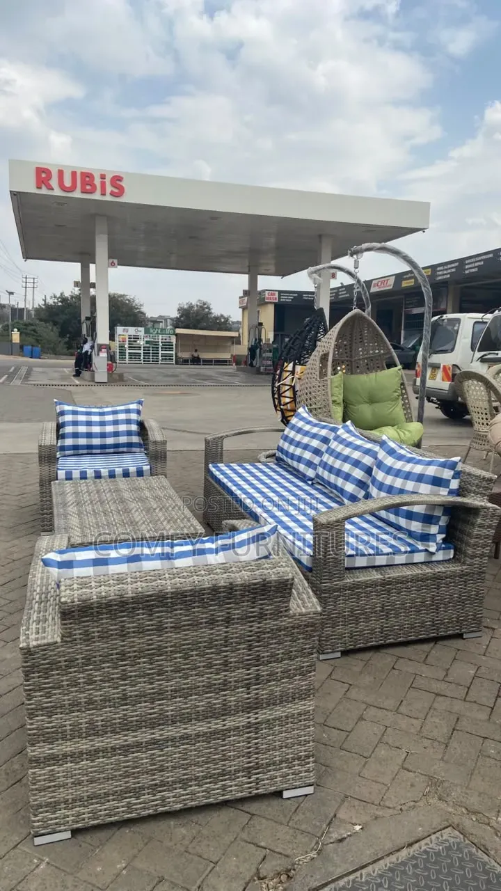 Outdoor Rattan 5 Seater