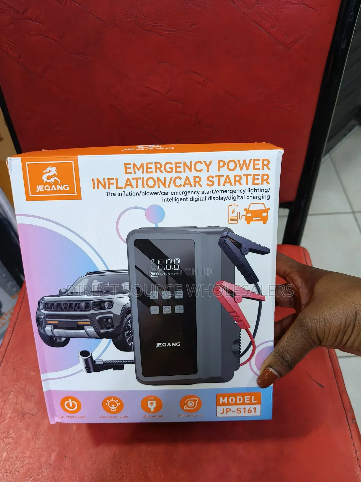 4-in-1 Car Emergency Jump Starter 150PSI Air Compressor