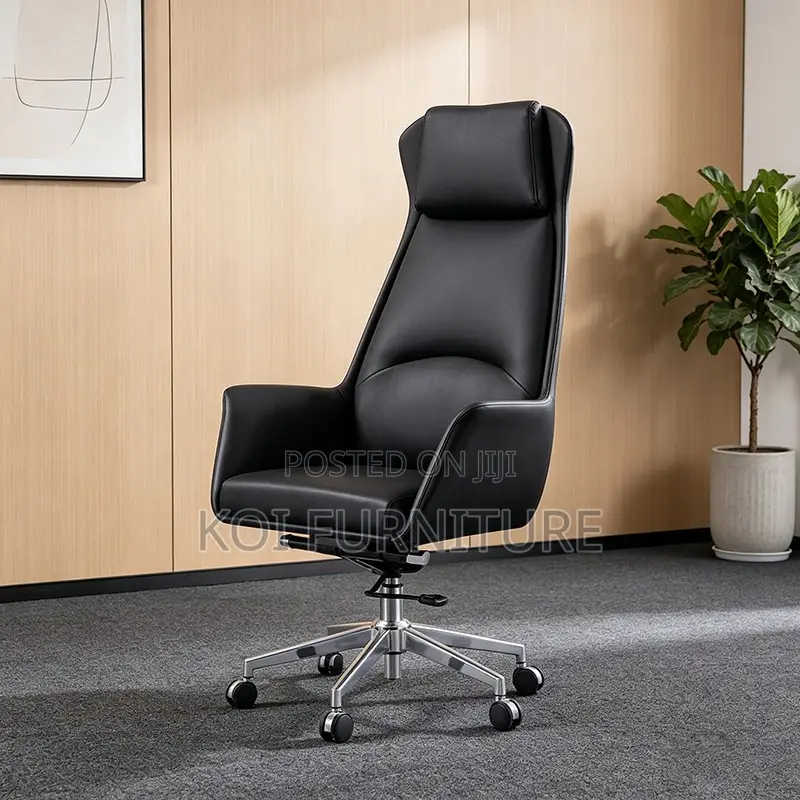 Office Chairs; Luxury Executive Chair With Long Headrest