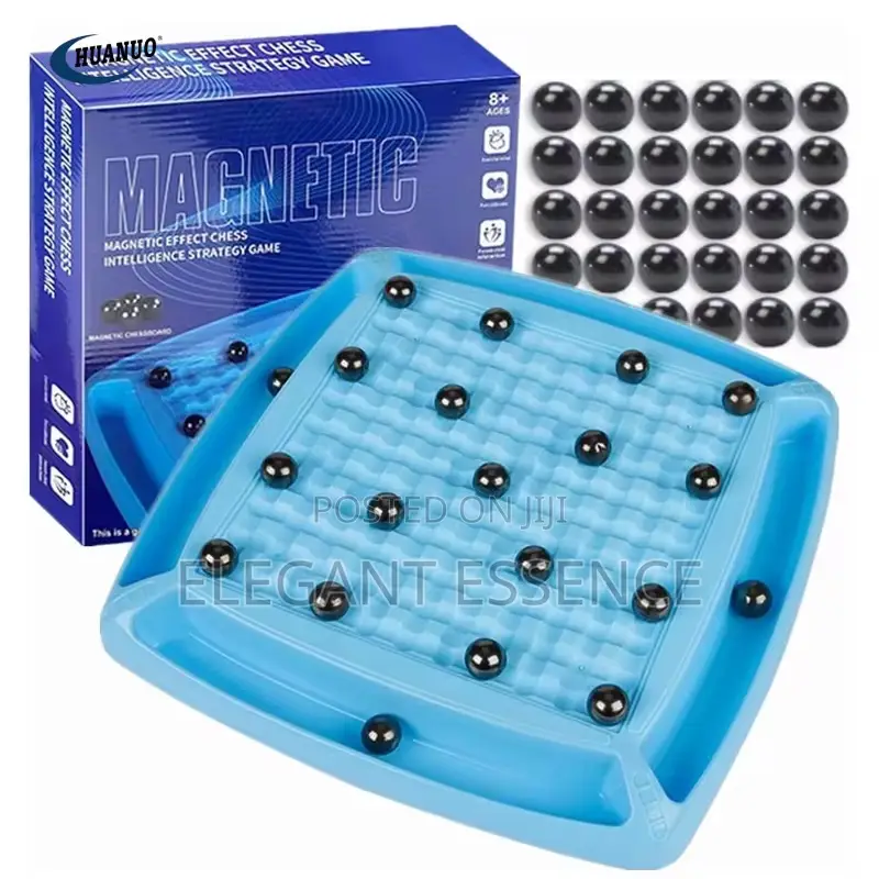 32 PCS Stones Magnetic Chess Board Game Toys Magnetic Chess