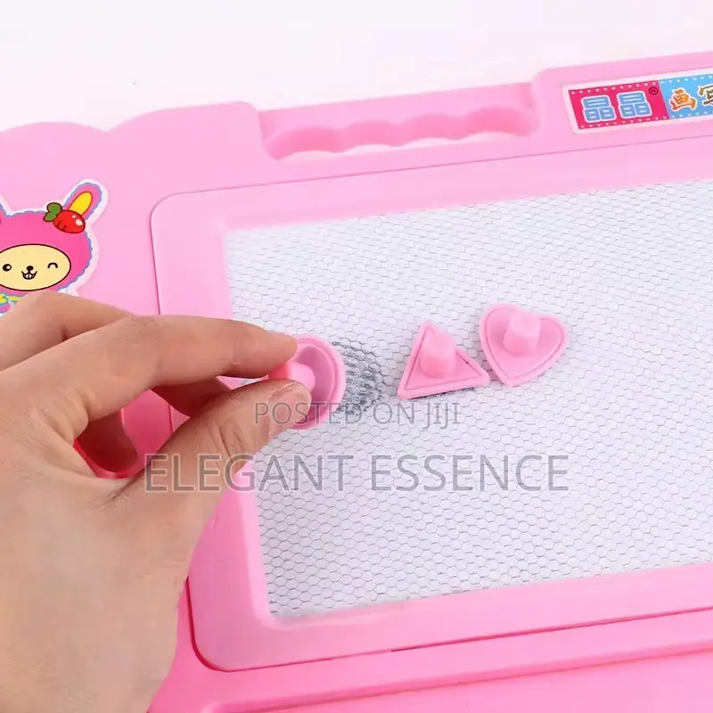 Wooden Kids Magnetic Drawing Board Erasable With a Pen Shapes