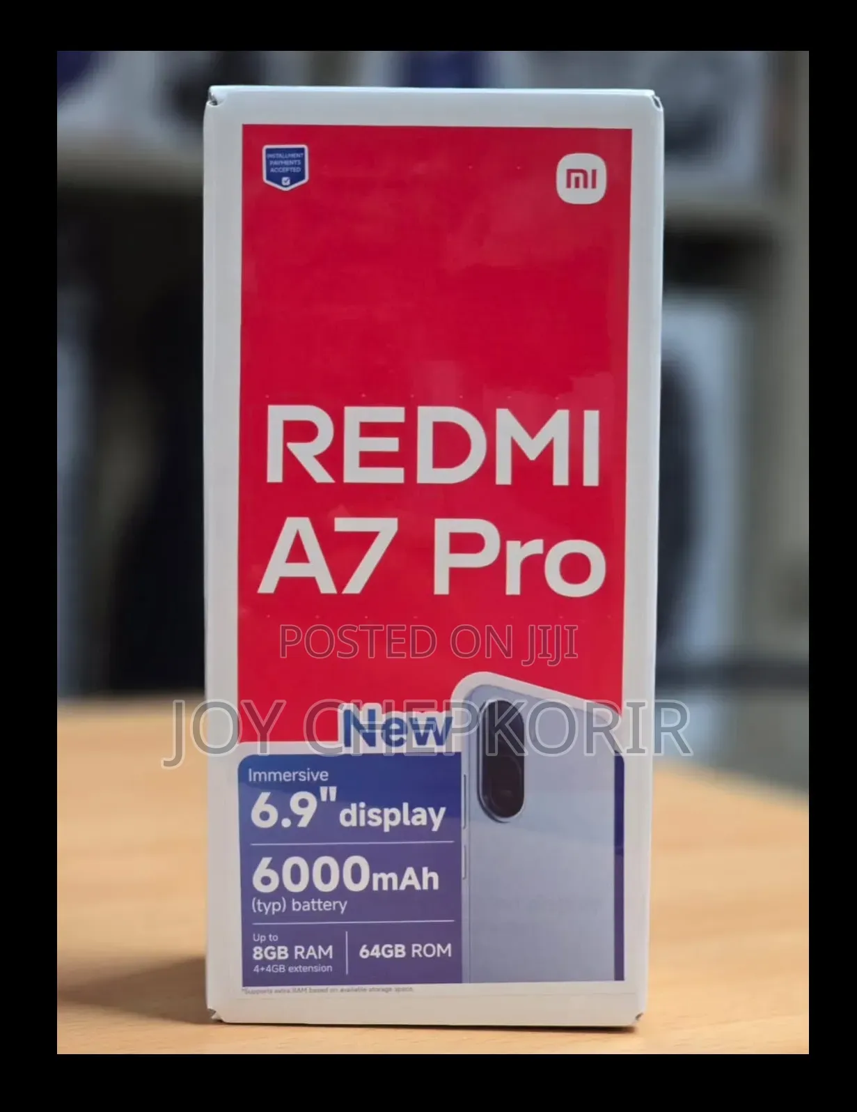 New Xiaomi Redmi A7 Pro 64 GB Black