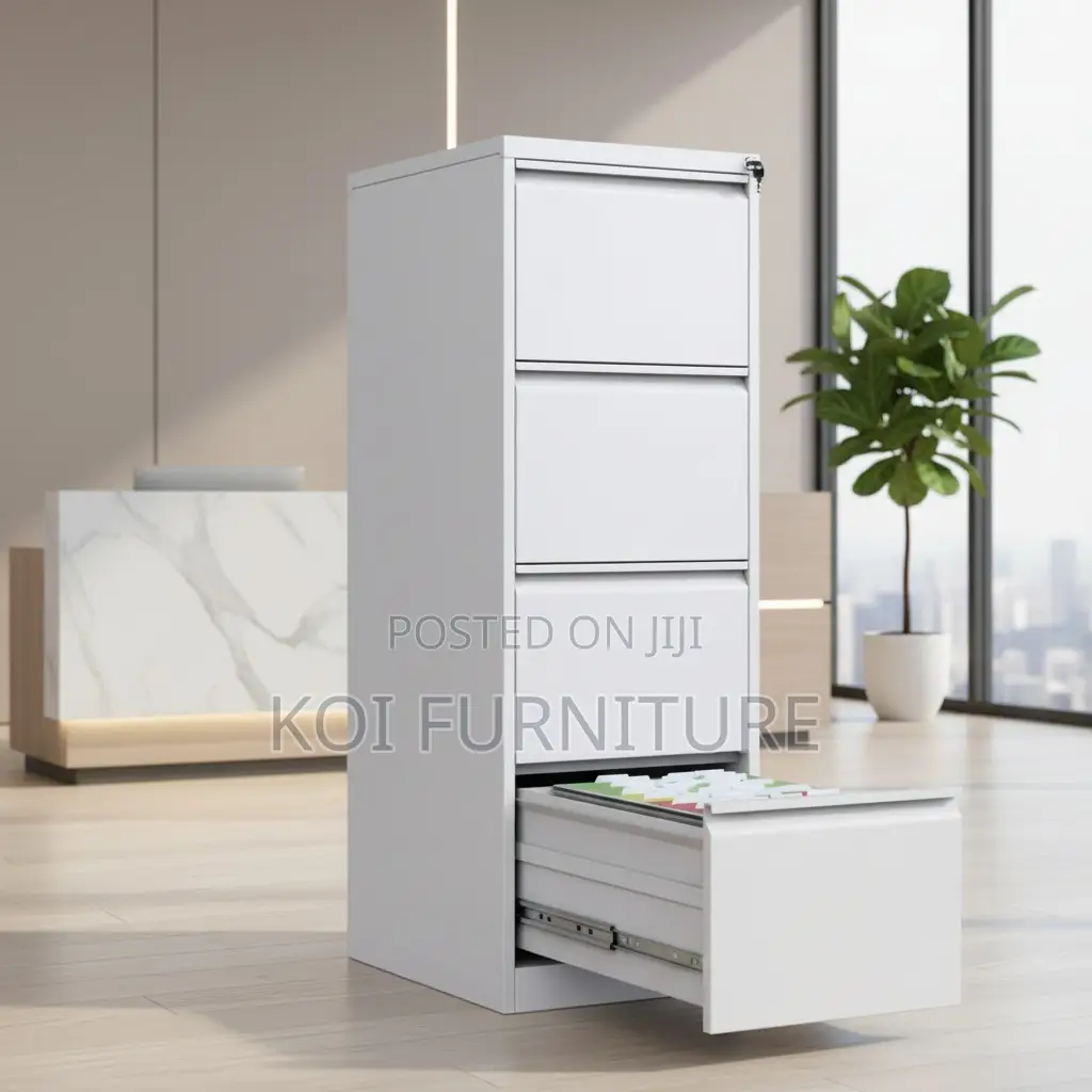 Office Cabinet; Four Drawers Storage File Cabinets With Drawers