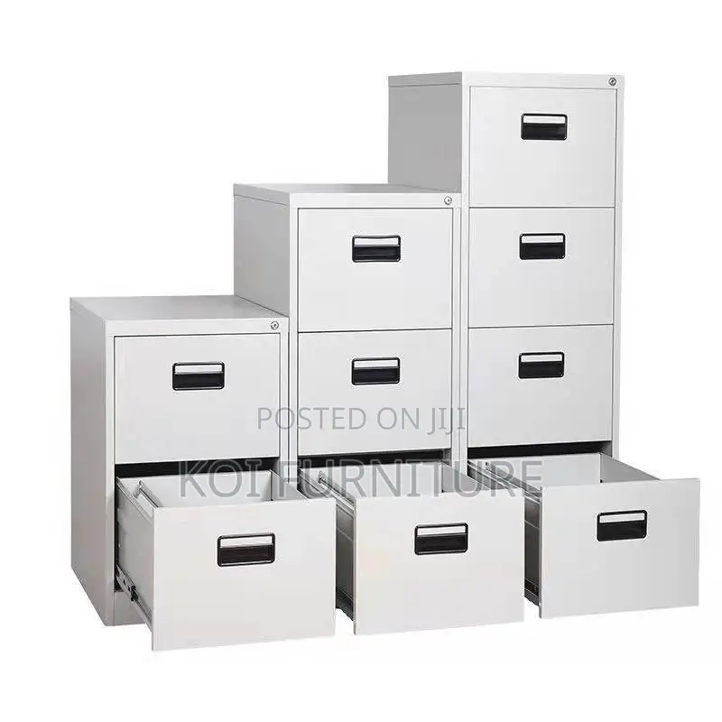 Office Cabinet; Four Drawers Storage File Cabinets With Drawers