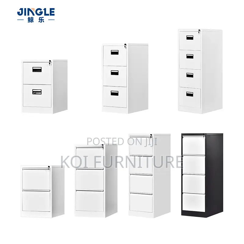 Office Cabinet; Four Drawers Storage File Cabinets With Drawers