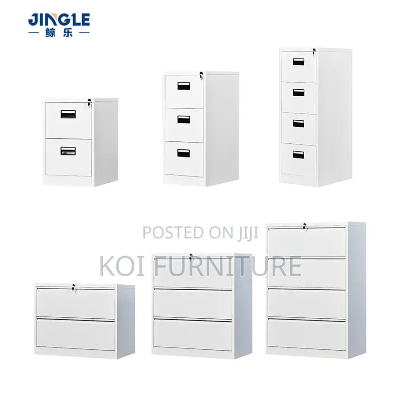 Office Cabinet; Four Drawers Storage File Cabinets With Drawers