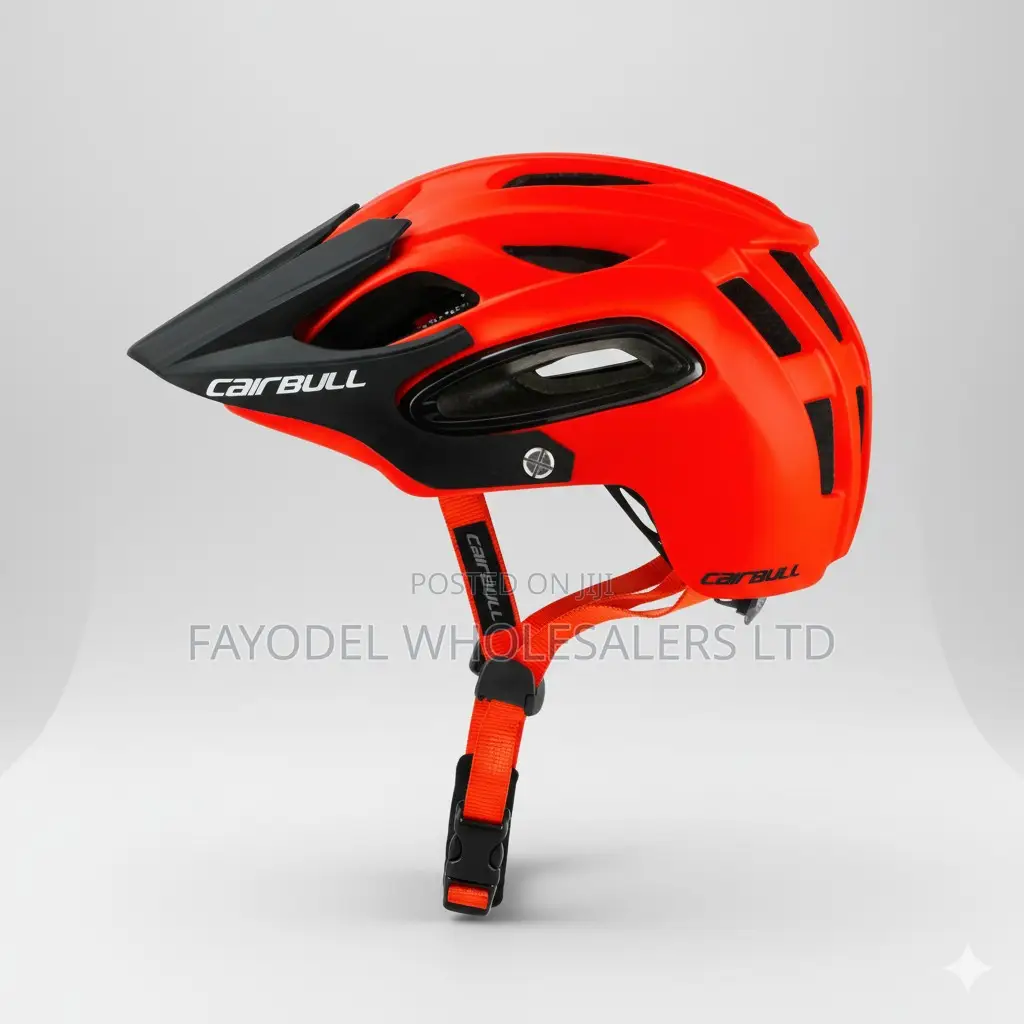 Cairbull MTB Cycling Helmet – Lightweight Adult Bike Helmet (Red)