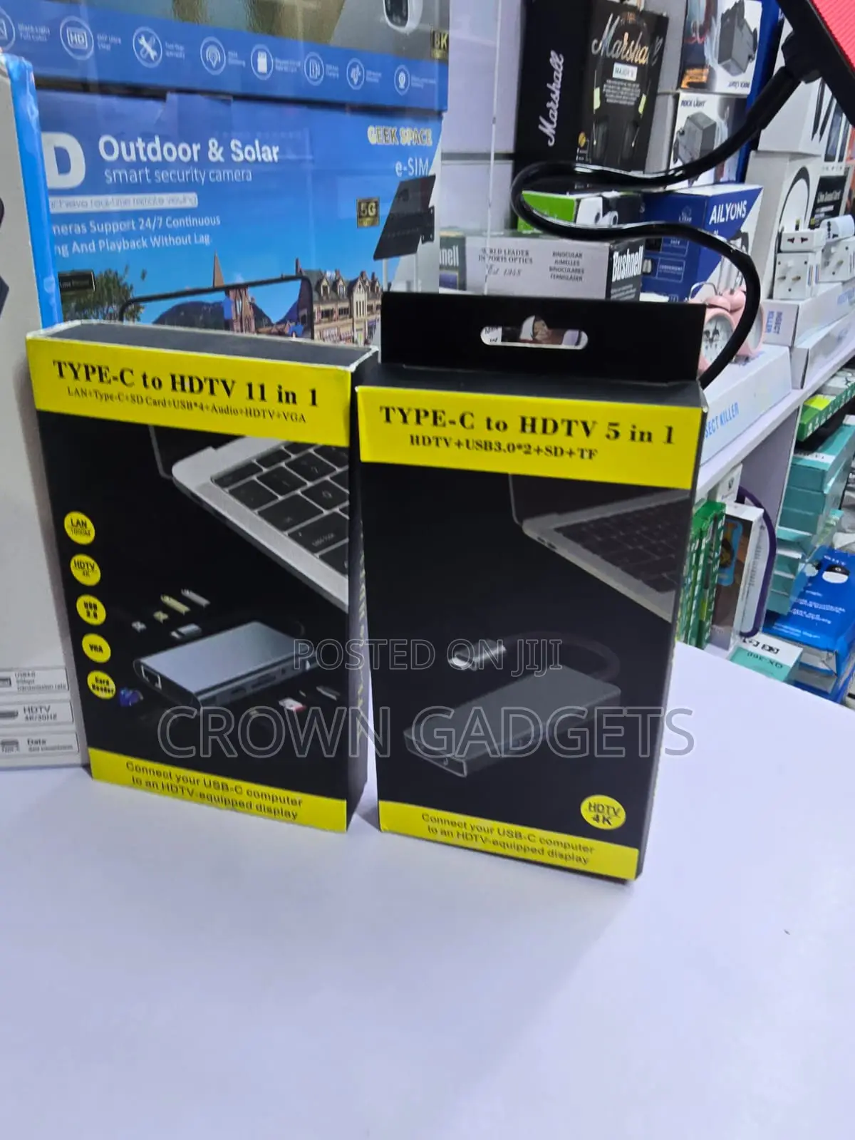 11-in-1 USB-C Hub Multiport Adapter With HDMI VGA LAN