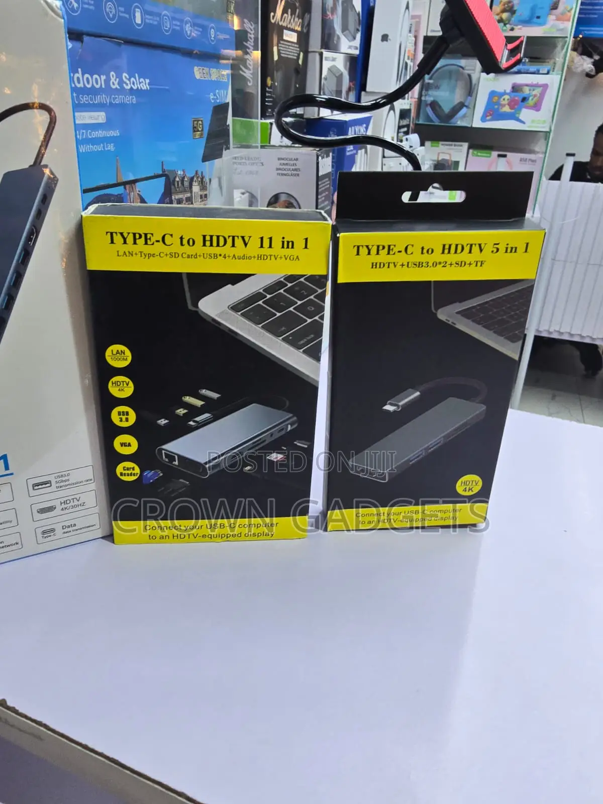 11-in-1 USB-C Dock With Hdmi USB 3.0 Rj45 Sd Tf