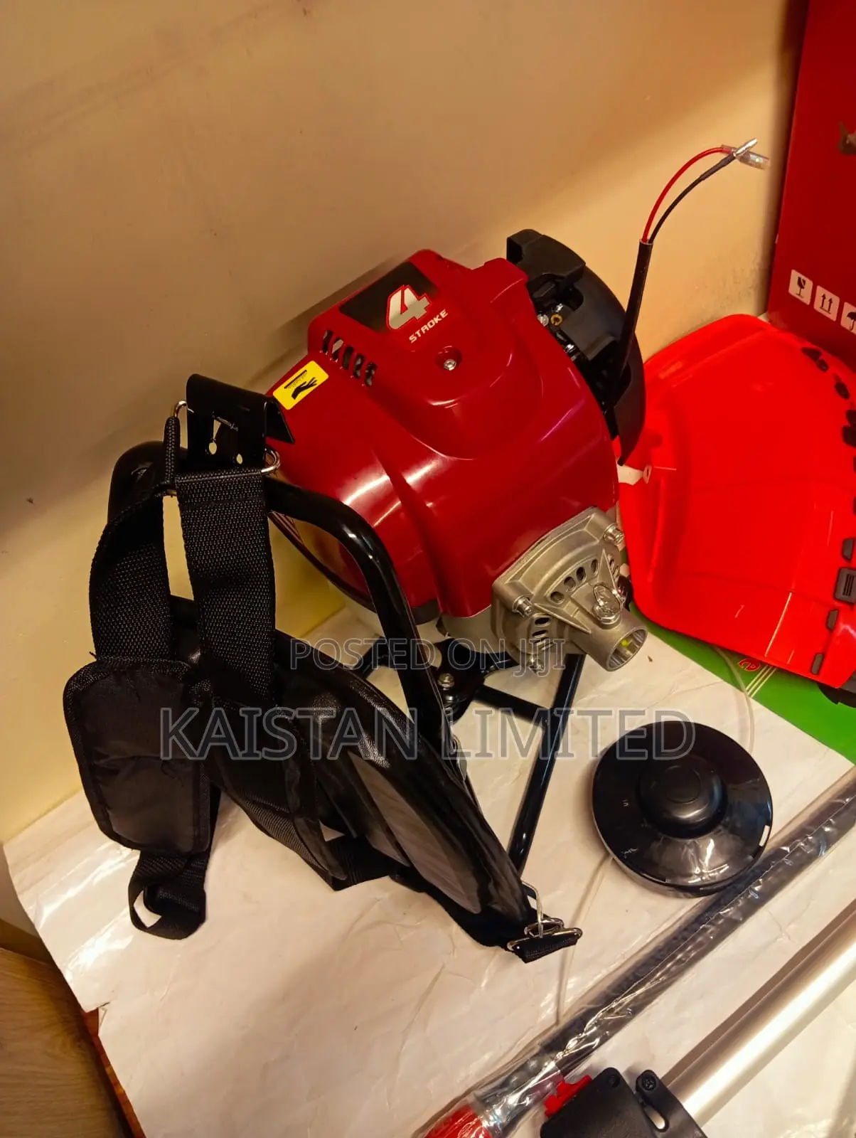 Premier Durable 4-Stroke Backpack Petrol Engine Grass Weed Trimmer