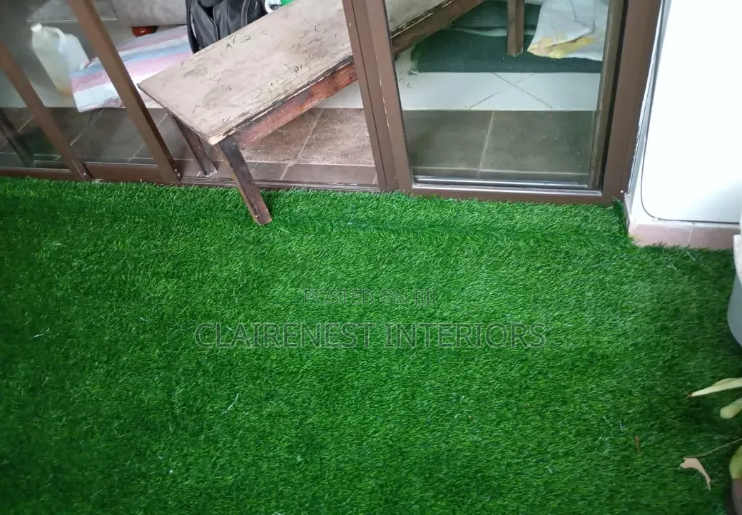 Soft on Paws, Green, Balcony Artificial Green Grass Carpet
