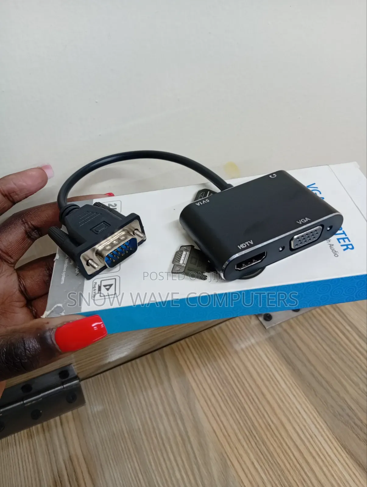 VGA to HDTV and VGA With Audio Adapter