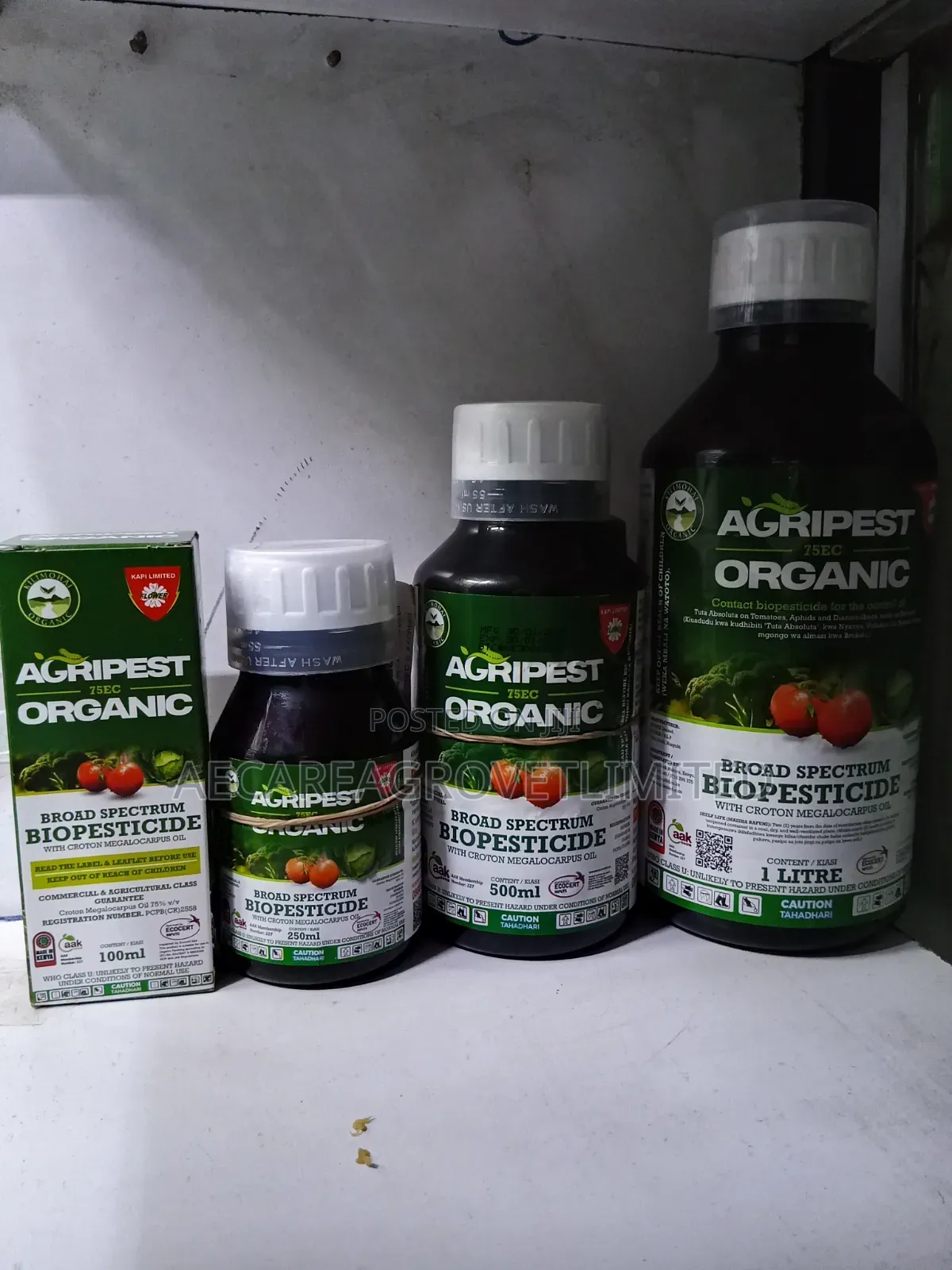Agripest Organic Biopesticide 100ml, 250ml, 500ml, 1litre