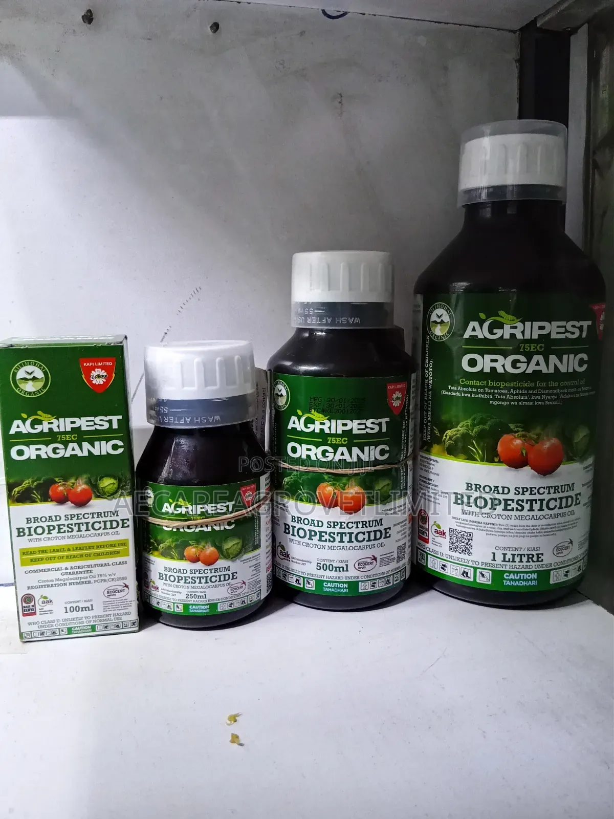 Agripest Organic Biopesticide 100ml, 250ml, 500ml, 1litre