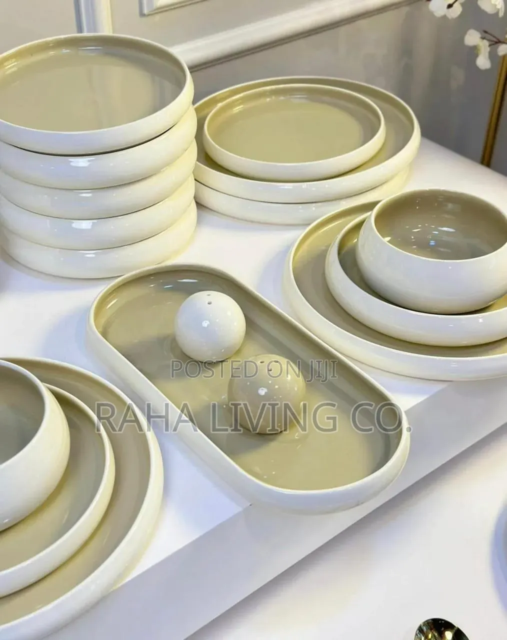 27pc European Porcelain Dinner Set | Double Glaze