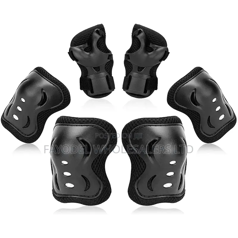 Adult Cycling Knee Elbow Pads Set – 6-Piece Protective Gear
