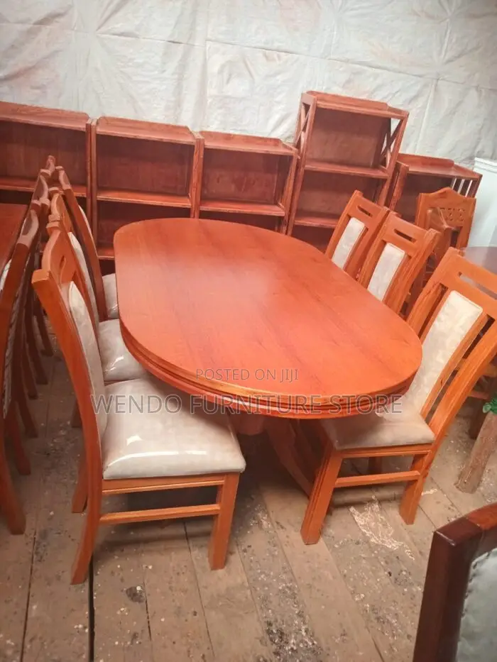 Dining Set : Mahogany 6-Seater Dining Set