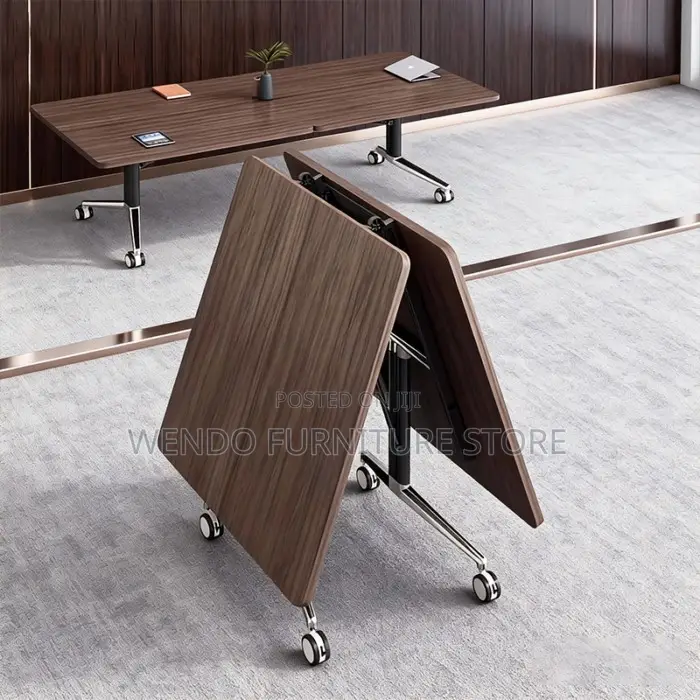 Office Table : 2.4M Modern Foldable Boardroom Table