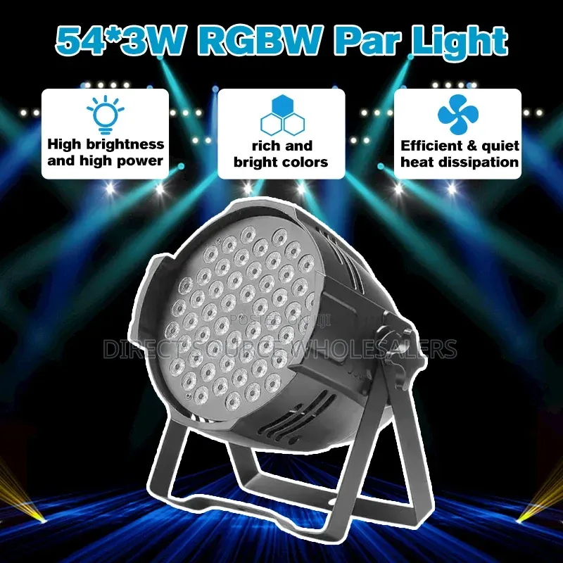 DMX RGB LED PAR Can – Concert, Church Party Light